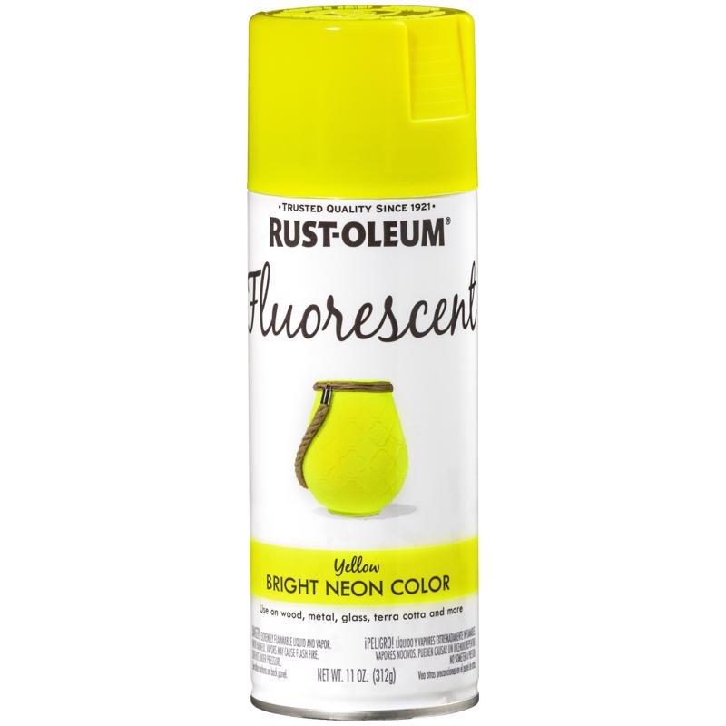 Rust-Oleum Specialty Fluorescent Yellow Spray Paint 11 oz