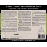 Old Masters Ascend Exterior Satin Clear Water-Based Finish 1 qt