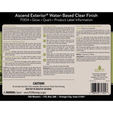 Old Masters Ascend Exterior Gloss Clear Water-Based Finish 1 qt