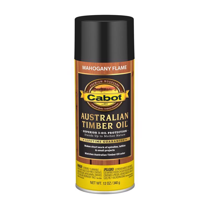 Cabot Australian Timber Oil Transparent Mahogany Flame Oil-Based Australian Timber Oil 12 oz