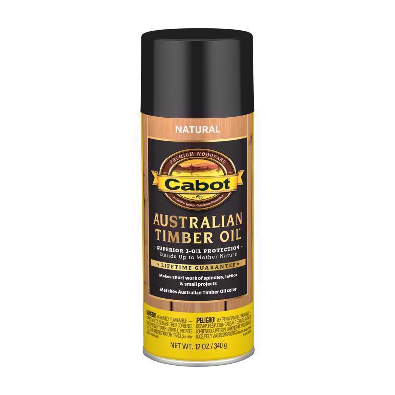 Cabot Australian Timber Oil Aerosol Transparent Natural Oil-Based Australian Timber Oil 12 oz