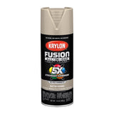 Krylon Fusion All-In-One Satin Khaki Paint+Primer Spray Paint 12 oz