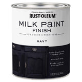 Rust-Oleum Matte Navy Water-Based Acrylic Milk Paint 1 qt