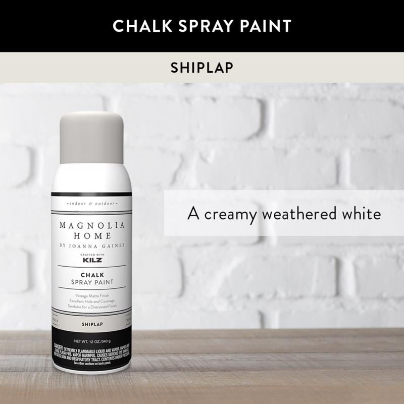 Magnolia Home by Joanna Gaines Matte Shiplap Sprayable Chalk Paint 12 oz