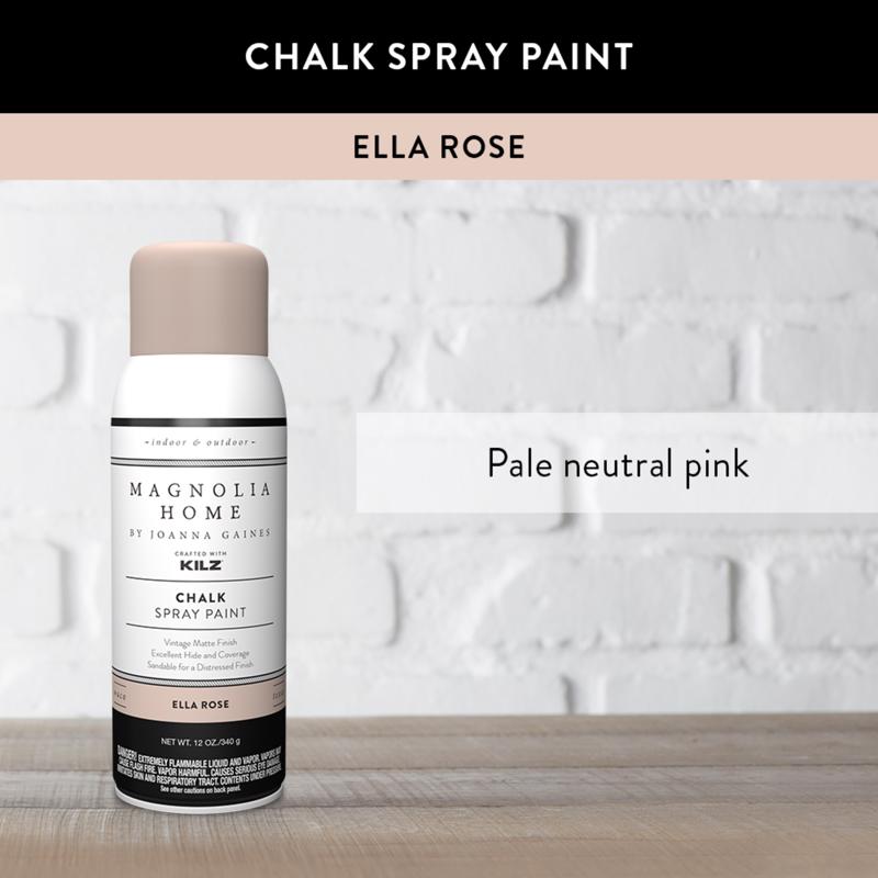 Magnolia Home by Joanna Gaines Matte Ella Rose Sprayable Chalk Paint 12 oz