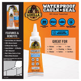Gorilla White Silicone All Purpose Sealant 2.8 oz