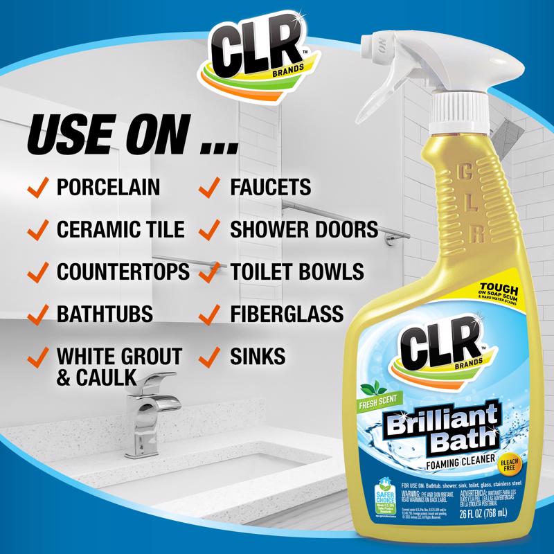 CLR Fresh Scent Bathroom Cleaner 26 oz Liquid