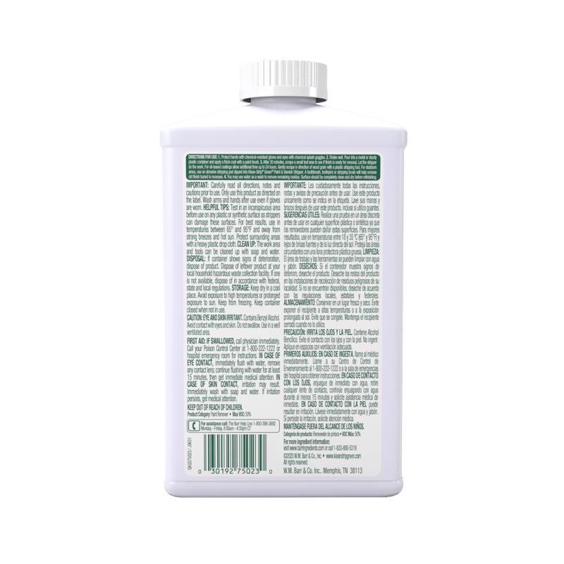 Klean Strip Green Paint and Varnish Stripper 1 qt