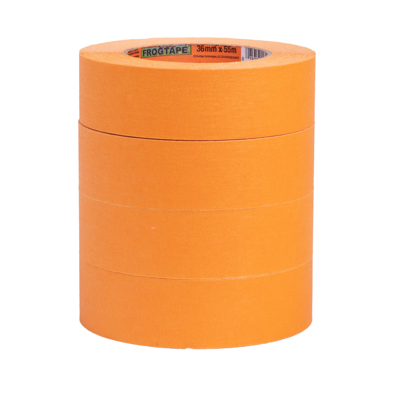 FrogTape Pro Grade 1.41  W X 60 yd L Orange High Strength Painter's Tape 4 pk