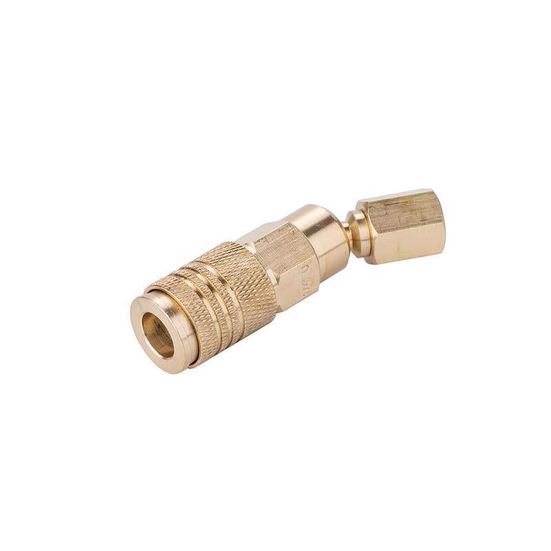 Craftsman Brass Universal Swivel Coupler 1/4 in. Female 1 pc