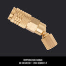 Craftsman Brass Universal Swivel Coupler 1/4 in. Female 1 pc