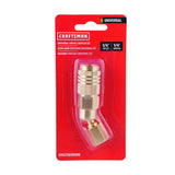 Craftsman Brass Universal Swivel Coupler 1/4 in. Female 1 pc