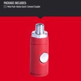 Craftsman Aluminum Push-Button Universal Coupler 1/4 in. Male 1 pc