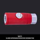 Craftsman Aluminum Push-Button Universal Coupler 1/4 in. Female 1 pc