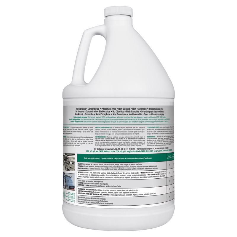 Simple Green Mild Detergent Scent Cleaner and Degreaser 1 gal Liquid