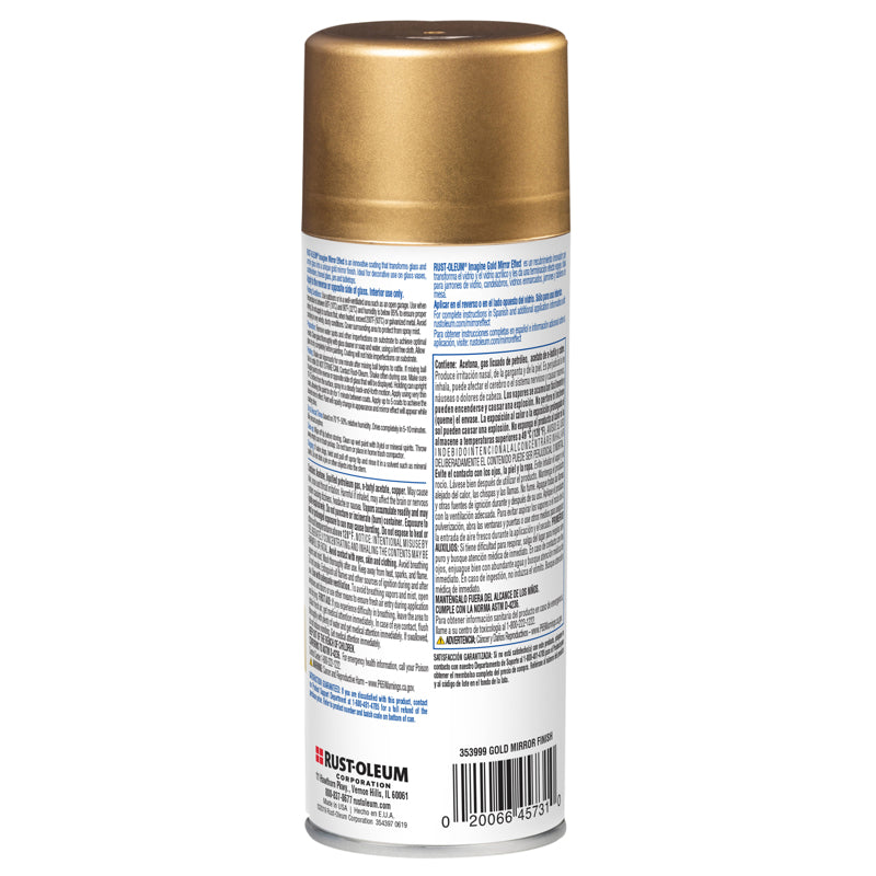 Rust-Oleum Imagine Gold Mirror Spray Paint 6 oz
