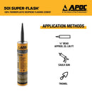 APOC Gloss Black Elastomeric Flashing Cement 10 oz
