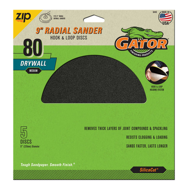 SANDING DISC 80 GRT 5PK