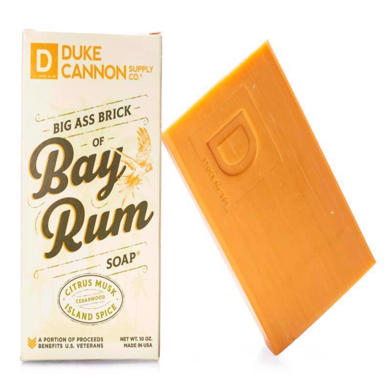 Duke Cannon Big Ass Brick of Soap Bay Rum Scent Bar Soap 10 oz