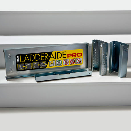 Ideal Security Ladder-Aide Pro Steel Silver Ladder Leveler 1 pk