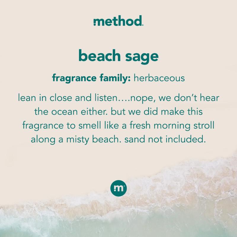 Method Beach Sage Scent Laundry Detergent Liquid 53.5 oz 1 pk