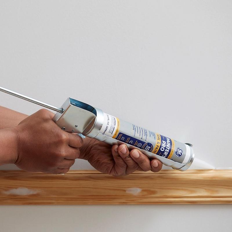GE Painter's Pro Clear Acrylic Latex Painter's Caulk Sealant 10.1 oz