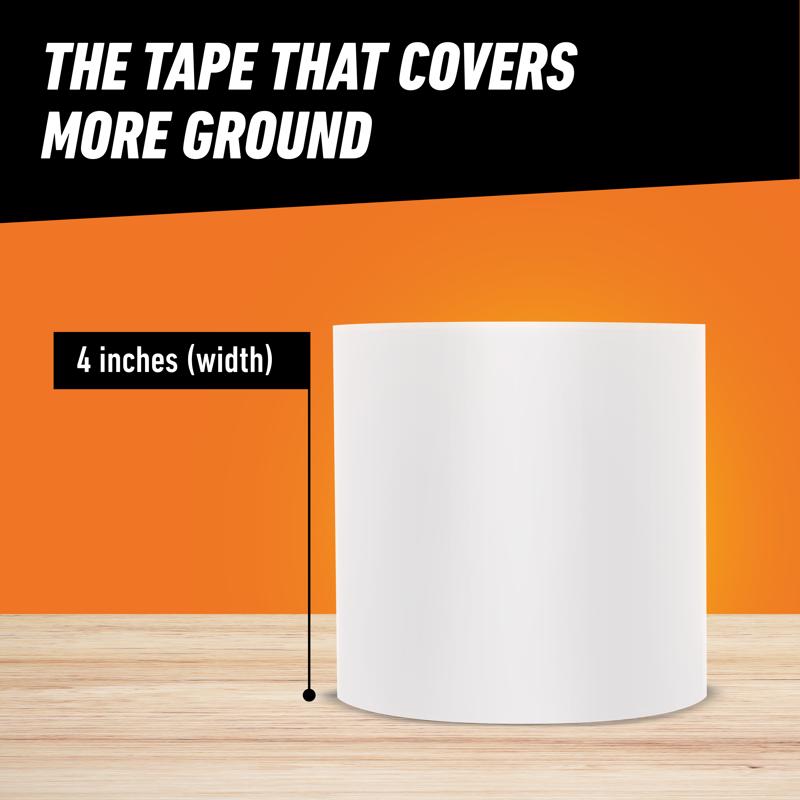 Gorilla 4 in. W X 10 ft. L White Waterproof Repair Tape