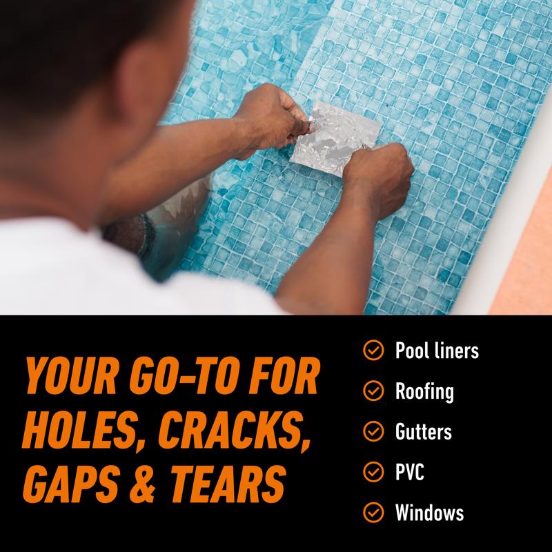 Gorilla 4 in. W X 10 ft. L White Waterproof Repair Tape