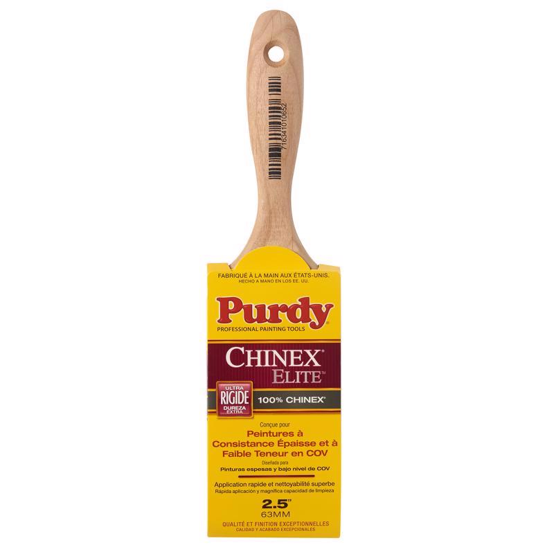 Purdy Chinex Elite Sprig 2-1/2 in. Extra Stiff Flat Trim Paint Brush