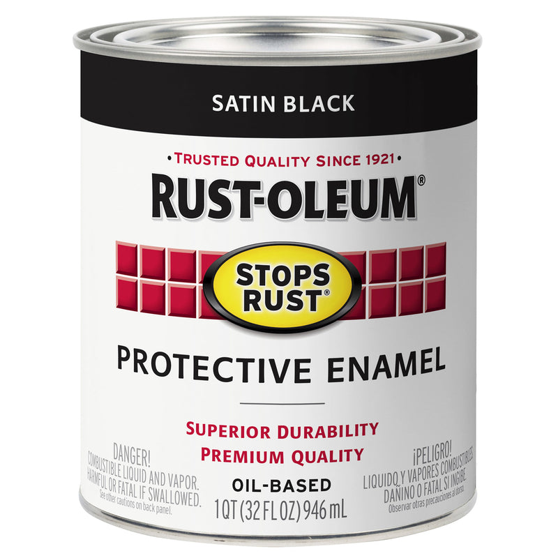 PAINT QT SATN BLK R-O