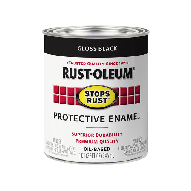 STOPS RUST ENAM BLK 1QT