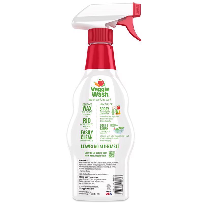 Veggie Wash Fruit and Vegetable Wash 16 oz Liquid