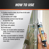 DAP Silicone Max Black Silicone All Purpose Sealant 10.1 oz