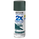 Rust-Oleum Painter's Touch 2X Ultra Cover Satin Deep Forest Paint+Primer Spray Paint 12 oz