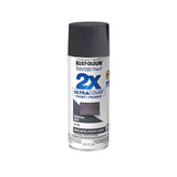 Rust-Oleum Painter's Touch 2X Ultra Cover Satin Charcoal Gray Paint+Primer Spray Paint 12 oz