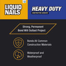 Liquid Nails Heavy Duty Solvent Based Construction Adhesive 10 oz