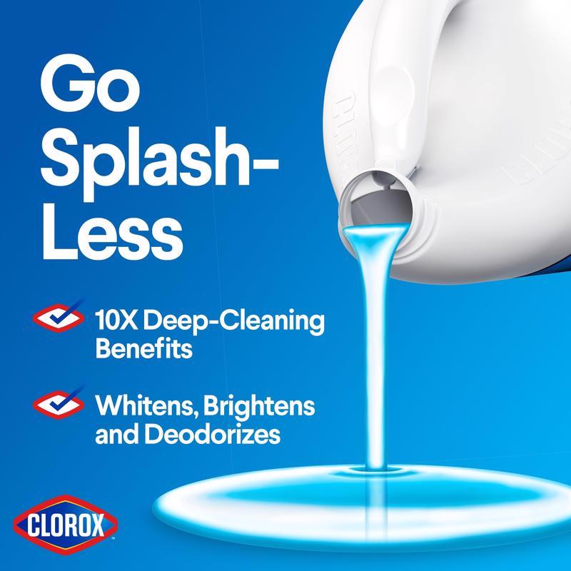 Clorox Splash-Less Clean Linen Scent Bleach 77 oz