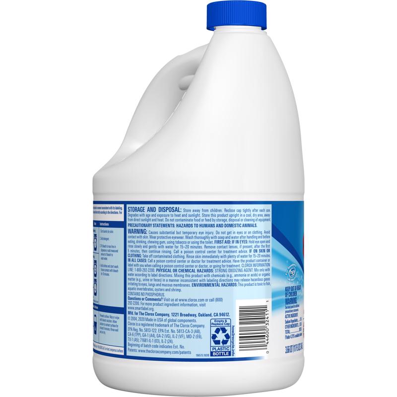 Clorox Splash-Less Regular Scent Bleach 117 oz