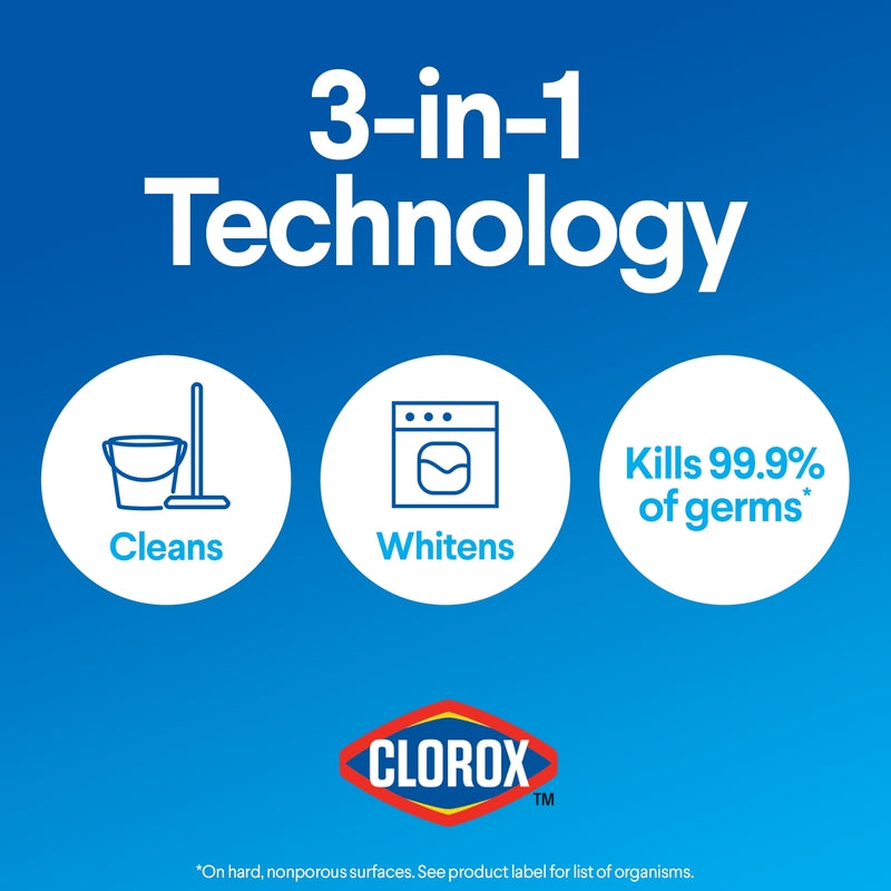 Clorox Regular Scent Disinfecting Bleach 121 oz