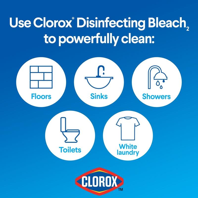 Clorox Regular Scent Disinfecting Bleach 121 oz