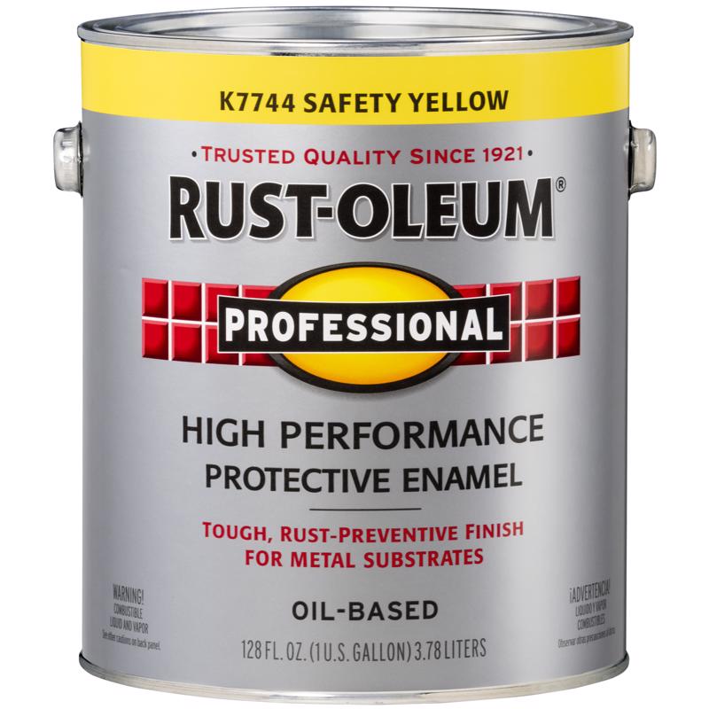 Rust-Oleum Gloss Safety Yellow Oil-Based Protective Enamel Exterior and Interior 1 gal