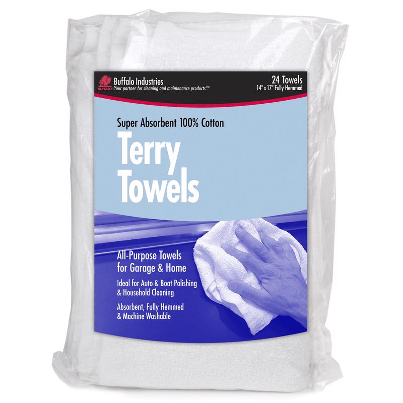 TERRY TOWELS 14X17" 24PK