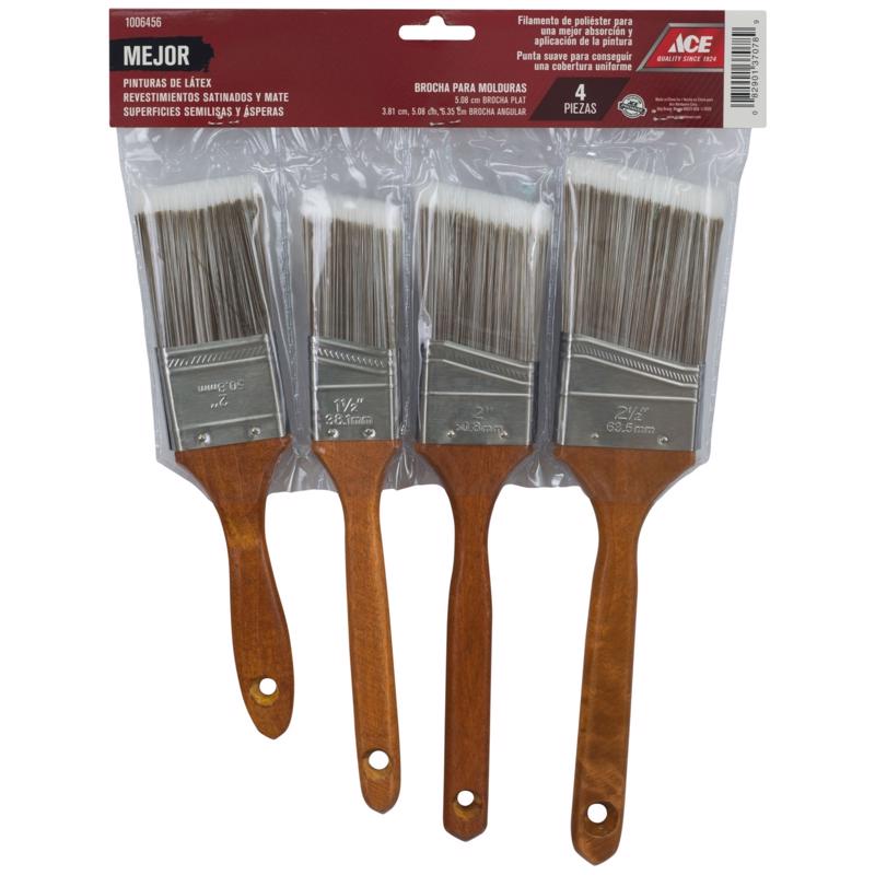 Ace Better Angle/Flat Paint Brush Set