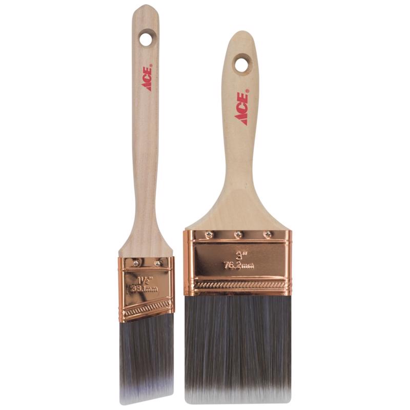 Ace Best Angle/Flat Paint Brush Set