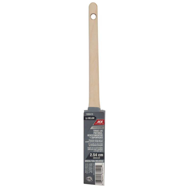 Ace Best 1 in. Angle Paint Brush