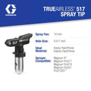 Graco TrueAirless 517 Spray Tip