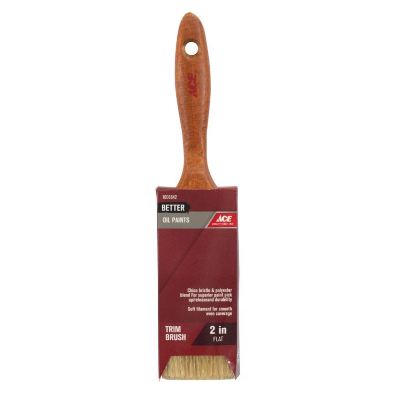 ACE STAIN BRUSH FLAT 2"