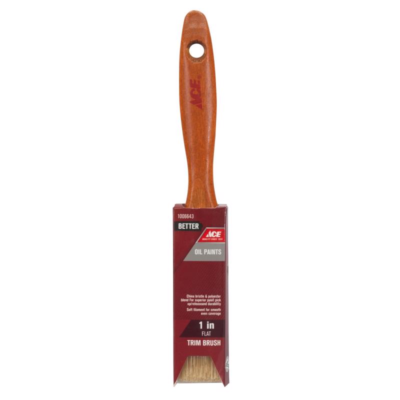 ACE STAIN BRUSH FLAT 1"
