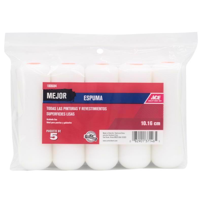 Ace Better Foam 6 in. W Mini Paint Roller Cover Refill 5 pk