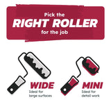 Ace Best Microfiber 6 in. W X 3/8 in. Mini Paint Roller Cover 2 pk